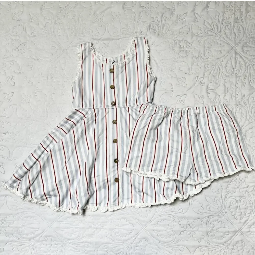 Omi Jo Seaside Stripe Library Tunic Size 5